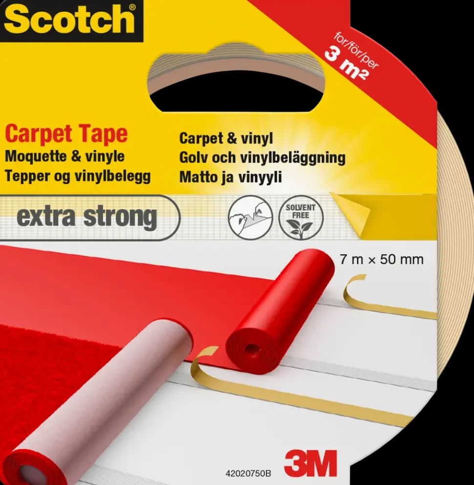 Scotch® Tæppetape Premium Ekstra Stærk 50 mm x 7 meter