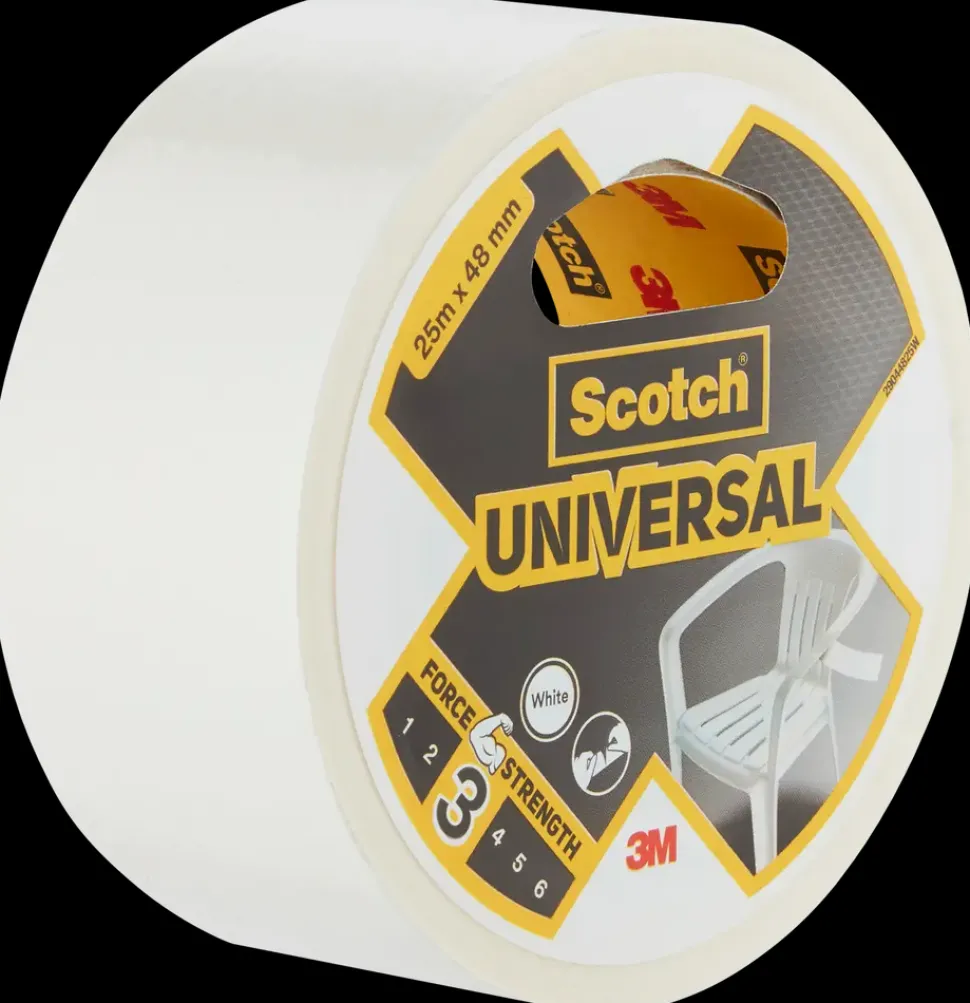Scotch® Universal Lærredstape Hvid 48 mm x 25 meter