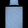 Sengesæt 140 x 220 cm - Blå Stribet