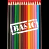 Sense Farveblyanter basic 15 stk.