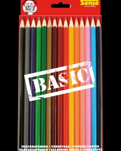 Sense Farveblyanter basic 15 stk.