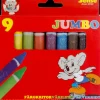 Sense Fedtfarver jumbo 9 stk.