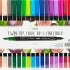 Sense Fineliner tyk/tynd 20 stk.