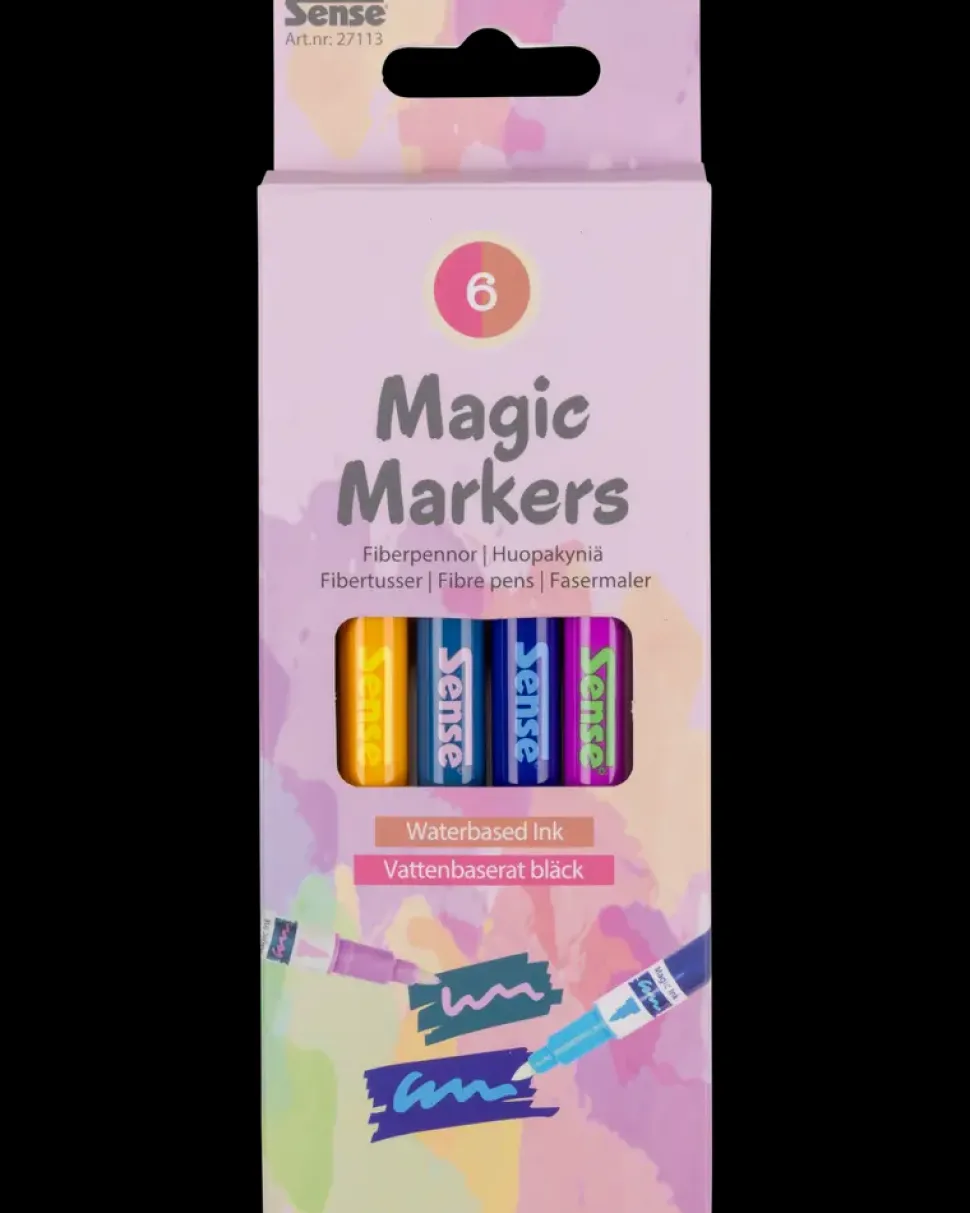Sense Magic Markers 6-pak