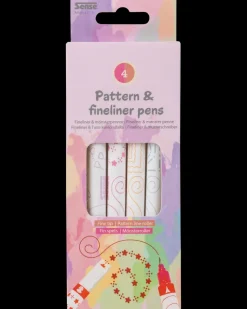 Sense Mønsterpenne 4-pak
