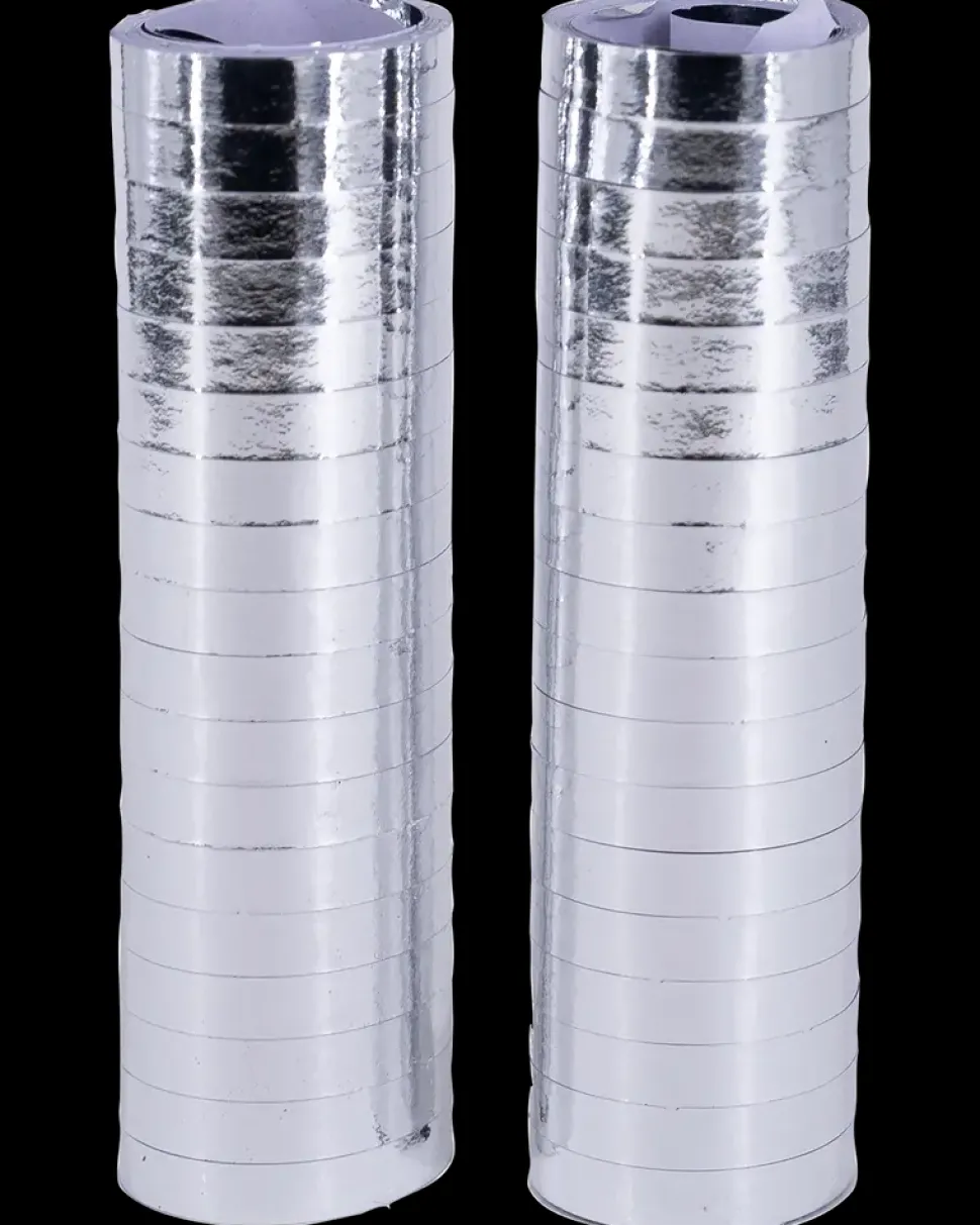 Serpentiner sølv 2-pak