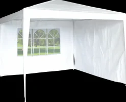 Sidevæg pavillon 2-pak hvid