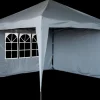 Sidevæg til pavillon 2-pak grå