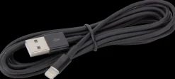 SINOX Lightningkabel 2 meter - sort