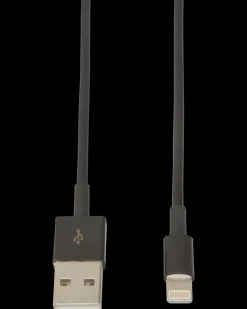 SINOX Lightningkabel 2 meter - sort