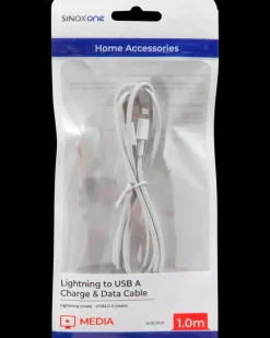 SINOX Lightningkabel 1 meter - hvid