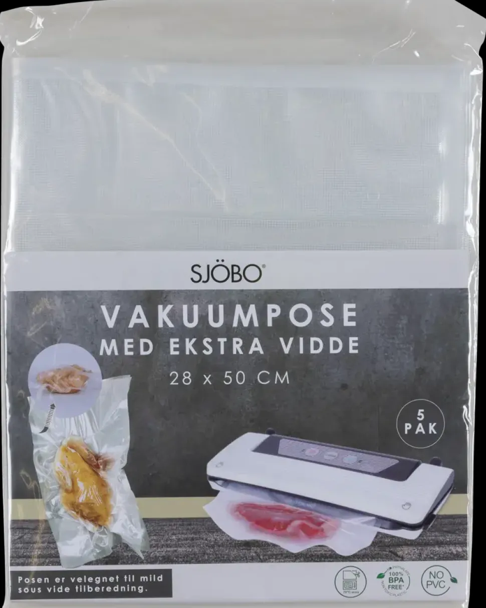 SJÖBO Vakuumpose ekstra vidde 28 x 50 cm 5-pak
