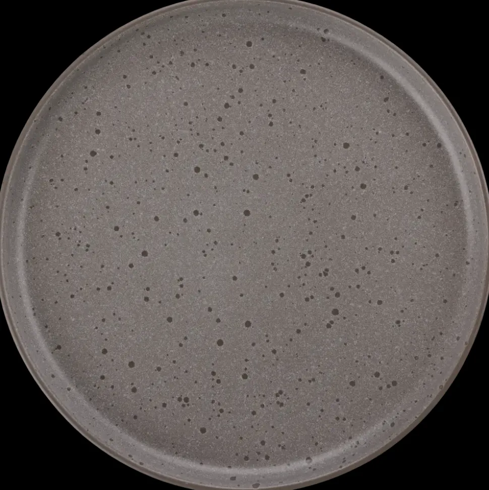 SJÖBO Tallerken stentøj Ø26 cm - brun