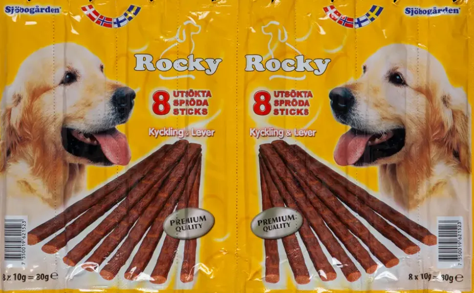 Sjöbogårdens Hundesnack kylling & lever 8-pak