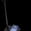 Skrivebordslampe med Qi oplader