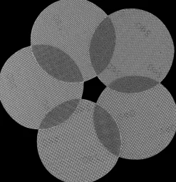 Slibenet mesh Ø125 mm K240 5-pak