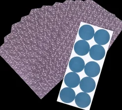 Slikpose med ark og labels - 10 stk.