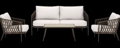Sofasæt 4 dele - med hynder