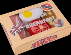 Sokker med madmotiver, English Breakfast 2-pak