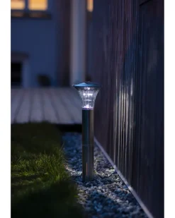 Solcellelampe med LED H. 64 cm