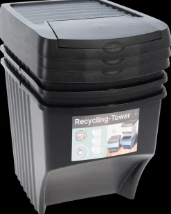 Sorteringskasser 22 liter 3-pak - sort