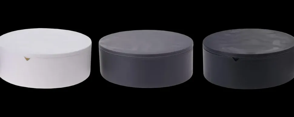 Spejl med organizer Ø14 cm - assorterede farver