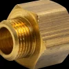 Spidsmuffe 1/2'' x 3/8'' - messing