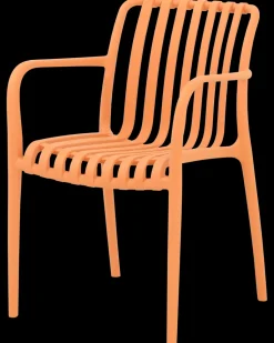 Stabelstol Milano - Lys orange
