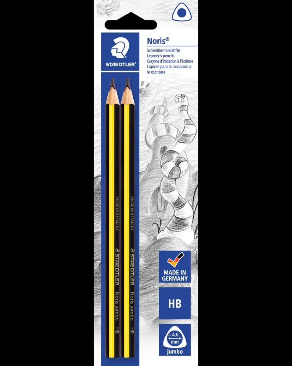 Staedtler Blyant Noris Jumbo HB 2-pak