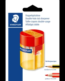 Staedtler Blyantspidser med beholder plast - Ass.