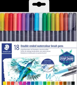 Staedtler Design Journey Dobbelttusser brush 18pak