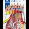 Staedtler Farveblyanter i metalæske 36-pak
