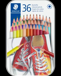 Staedtler Farveblyanter i metalæske 36-pak