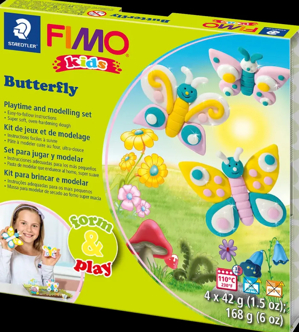Staedtler FIMO kids Modellervoks sommerfugl
