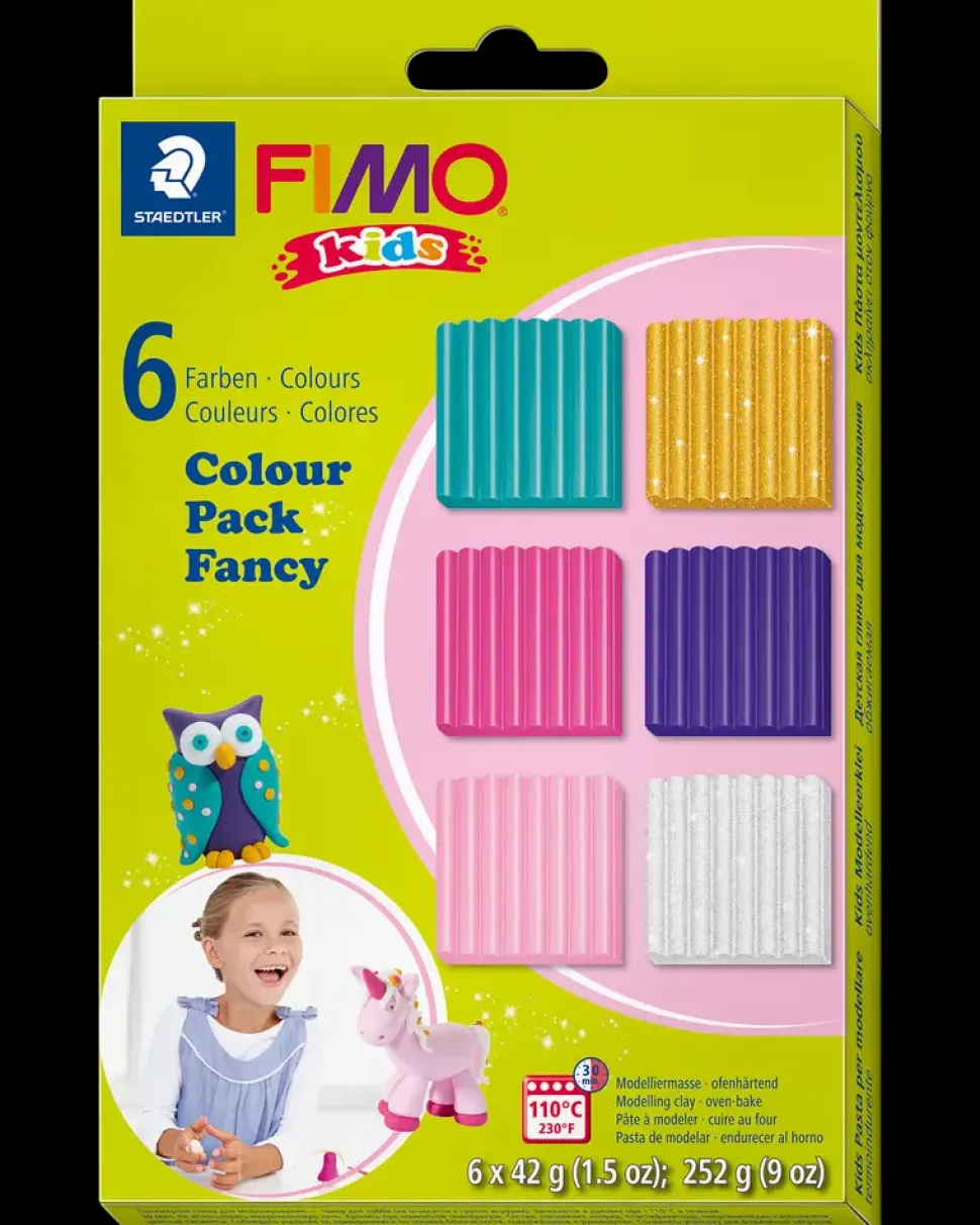 Staedtler FIMO kids Modellervoks fancy 6-pak