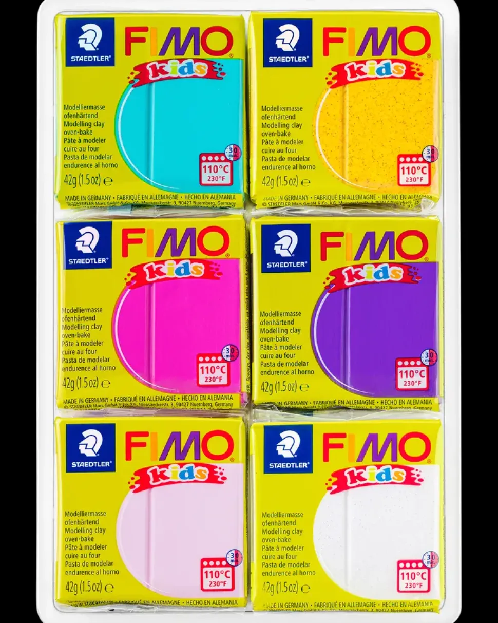 Staedtler FIMO kids Modellervoks fancy 6-pak