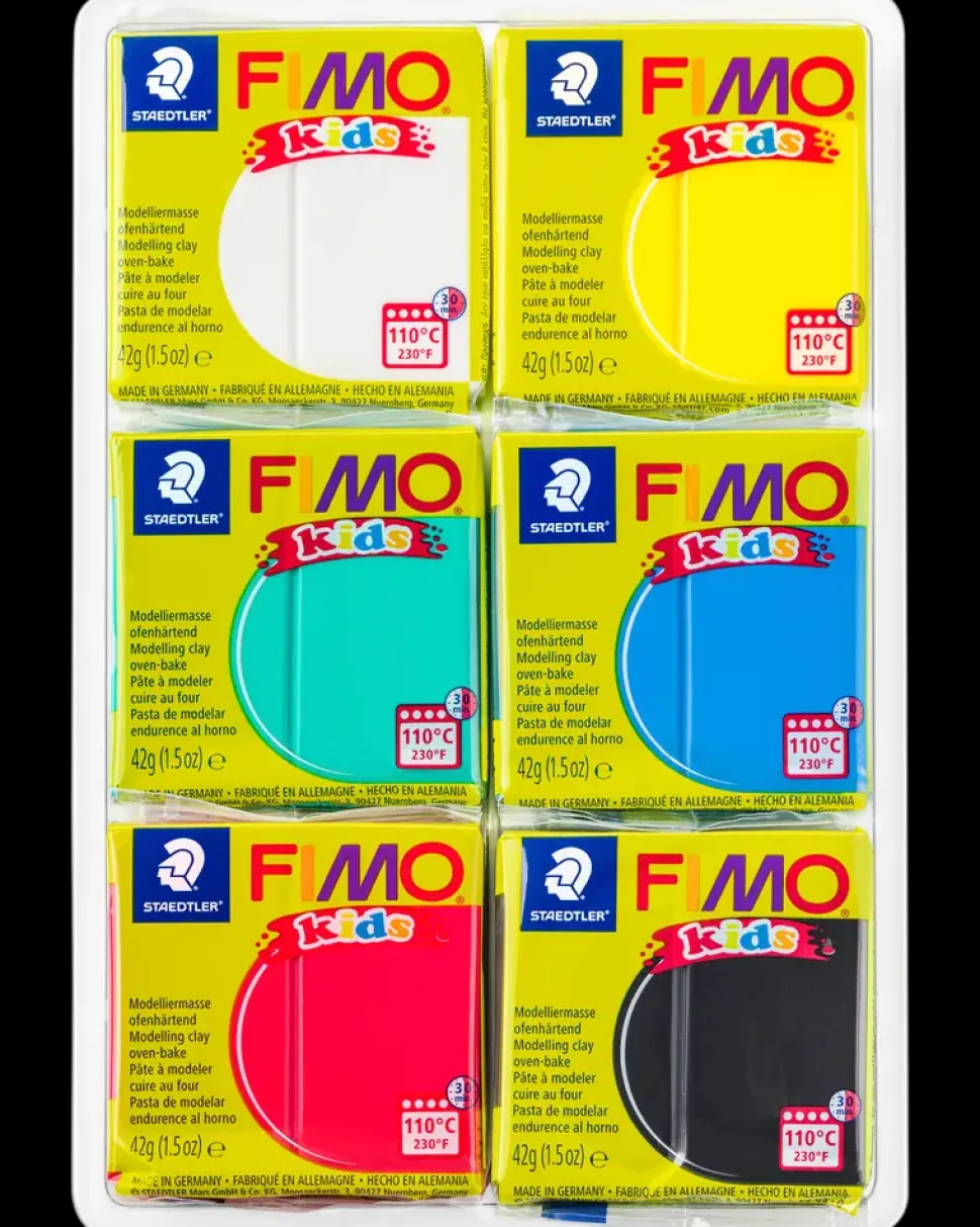 Staedtler FIMO kids Modellervoks basic 6-pak