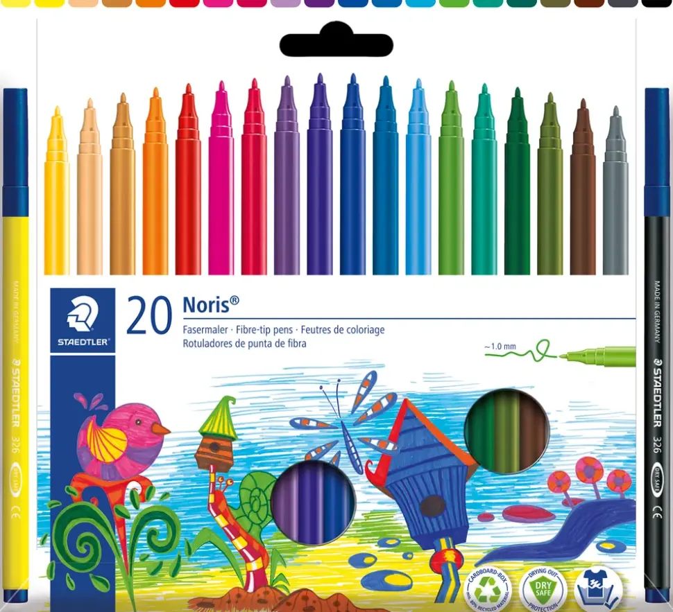 Staedtler Noris filttusser 20-pak