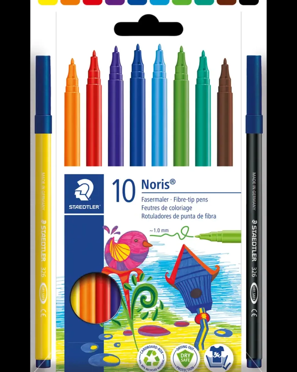 Staedtler Noris filttusser 10-pak