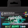 Staedtler Pensel tusch pigmentart grøn 6-pak