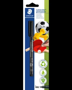 Staedtler Permanent pen Lumocolor 1,0-2,5 mm - sort