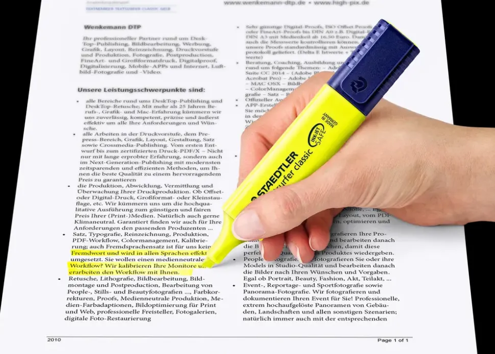 Staedtler Textsurfer Highlighter Classic - gul