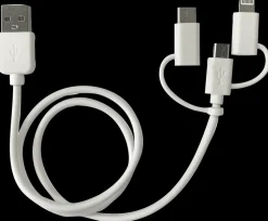 STEVISON Opladerkabel 3-i-1 0,5 m