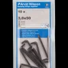 Stålhage hærdet Ø3 x 50 mm 10pk