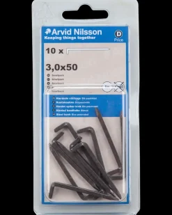 Stålhage hærdet Ø3 x 50 mm 10pk