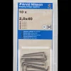 Stålhage hærdet Ø2 x 40 mm 10pk
