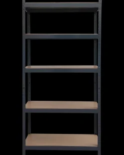 Stålreol 180x90x45 cm - antracit
