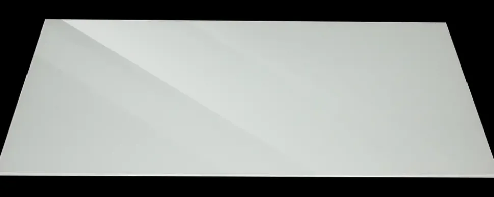 Stænkplade 60 x 30 cm - frostet