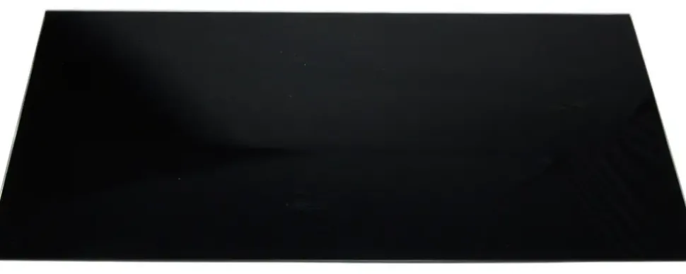 Stænkplade 80 x 40 cm - sort