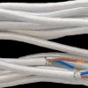 Stofledning 5 m - hvid